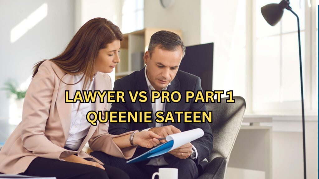 Lawyer vs Pro Part 1 Queenie Sateen
